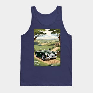 Vintage Car Country Road Tank Top